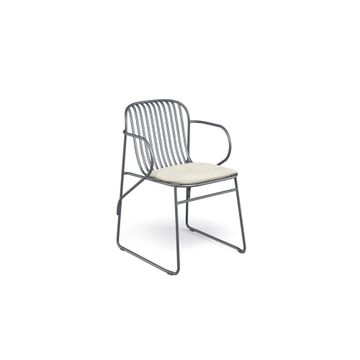 armchair / outside in Steel - Collection Riviera by Emu - view 6