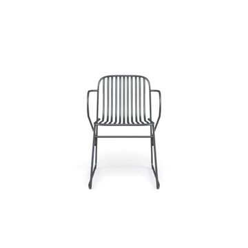 armchair / outside in Steel - Collection Riviera by Emu - view 2