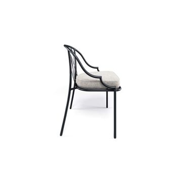 chair / outside in steel - Collection Como by Emu - view 5