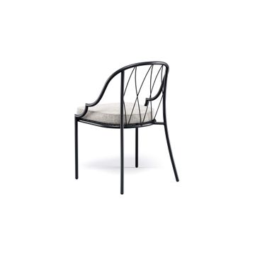 chair / outside in steel - Collection Como by Emu - view 6