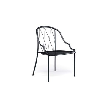 chair / outside in steel - Collection Como by Emu - view 3