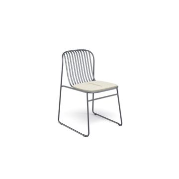 chair / outside in Steel - Collection Riviera by Emu - view 6