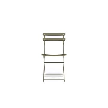 folding cahir / outdoor in Steel - Collection Arc en ciel by Emu - view 2