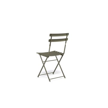 folding cahir / outdoor in Steel - Collection Arc en ciel by Emu - view 4
