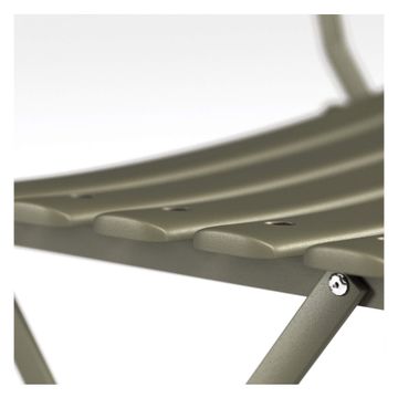 folding cahir / outdoor in Steel - Collection Arc en ciel by Emu - view 7
