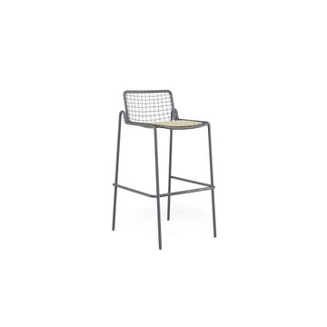 barstool / outside in Steel - Collection Rio R50 by Emu - view 5