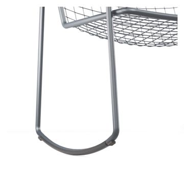 swing lounge chair / outside in Steel - Collection Rio R50 by Emu - view 7
