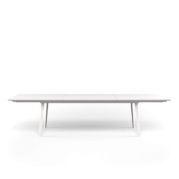 extensible table / outside in Steel - Collection Plus4 by Emu - view 2