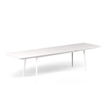 6+4 seats round extensible table / outside in Steel - Collection Plus4 by Emu - view 7