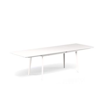 6+4 seats round extensible table / outside in Steel - Collection Plus4 by Emu - view 8