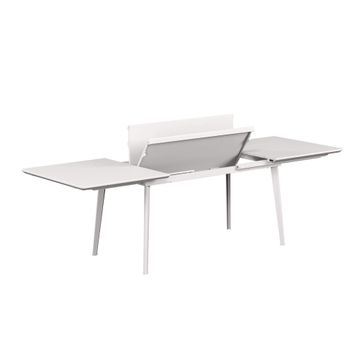 extensible table / outside in Steel - Collection Plus4 by Emu - view 2