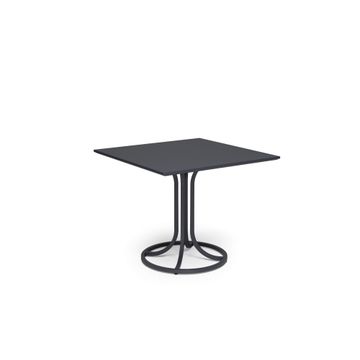 Collier 6/7 Seats round table with steel sheet top by Emu - view 8