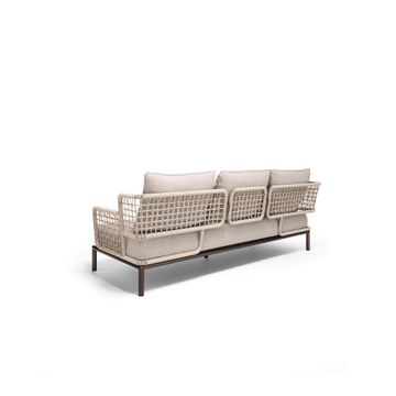 Saint Martin 3-seater weaving sofa by Emu - view 2