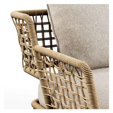 Saint Martin 3-seater weaving sofa by Emu - view 4