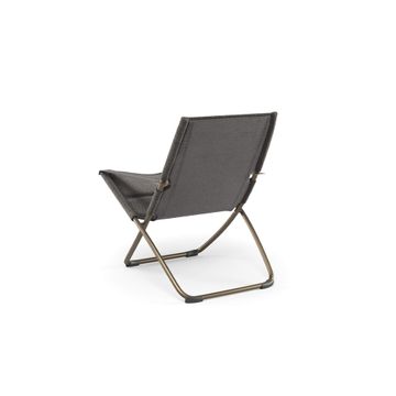 deck chair cozy / outside in Steel, Microfiber, EMU synthetic mesh - Collection Snooze by Emu - view 3