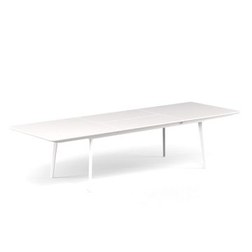 6+4 seats round extensible table / outside in Steel - Collection Plus4 by Emu - view 5