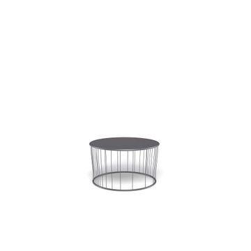 pouffe / outside in Steel, Fabrics Basic, Fabrics Standard, Fabrics exclusive - Collection Cannole by Emu - view 8