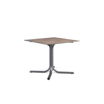 hpl indoor top 79x79 / outside in Steel, HPL - Collection Piani HPL Indoor by Emu - view 4