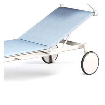 stackable sunbed with accessories / outside in Aluminium, emu-tex - Collection Tiki by Emu - view 4
