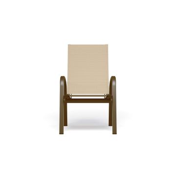 lounge chair / outside in Aluminium, emu-tex - Collection Holly by Emu - view 2