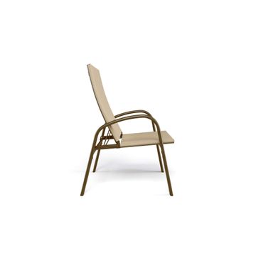 lounge chair / outside in Aluminium, emu-tex - Collection Holly by Emu - view 3