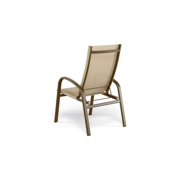 lounge chair / outside in Aluminium, emu-tex - Collection Holly by Emu - view 4