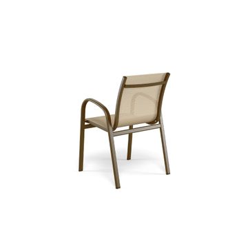 armchair / outside in Aluminium, emu-tex - Collection Holly by Emu - view 4