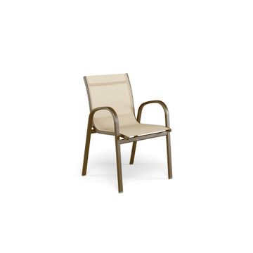 lounge chair / outside in Aluminium, emu-tex - Collection Holly by Emu - view 5