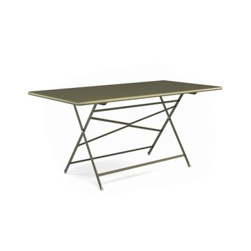 folding round table d80 / outdoor in steel - Collection Arc en ciel by Emu - view 2