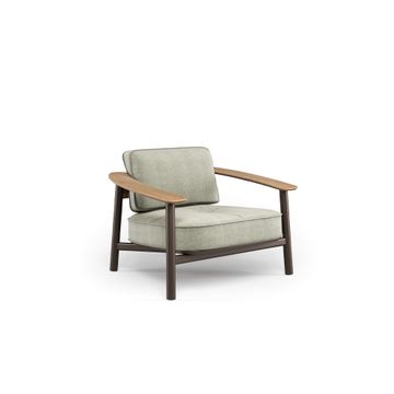 2-seater sofa Teak / esterno in Teak - Collezione Twins by Emu - view 9