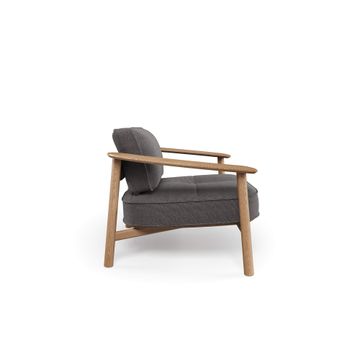 1-seater sofa Teak / outdoor in Teak - Collezione Twins by Emu - view 3
