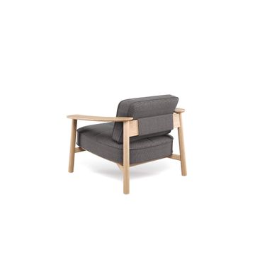 1-seater sofa Teak / outdoor in Teak - Collezione Twins by Emu - view 4