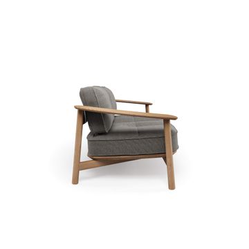 2-seater sofa Teak / esterno in Teak - Collezione Twins by Emu - view 3