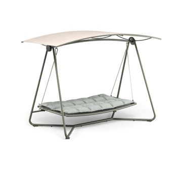 rocking sofa / outside in Steel - Collection Reel by Emu - view 2