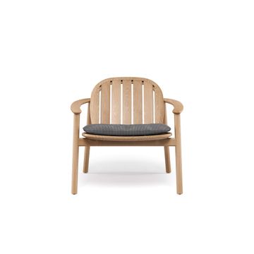 Teak lounge chair for garden / outside in Teak - Collection Twins by Emu - view 4