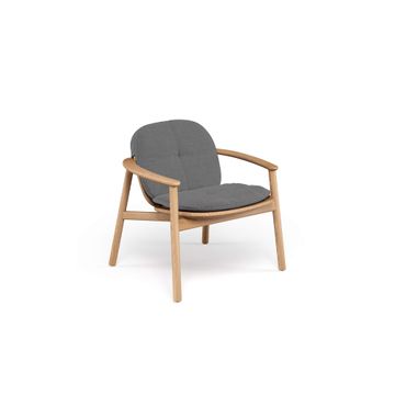 Teak lounge chair for garden / outside in Teak - Collection Twins by Emu - view 6