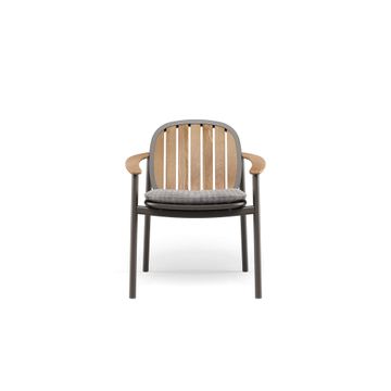 armchair alu-teak / outside in - Collection Twins by Emu - view 5