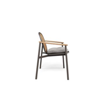 armchair alu-teak / outside in - Collection Twins by Emu - view 6