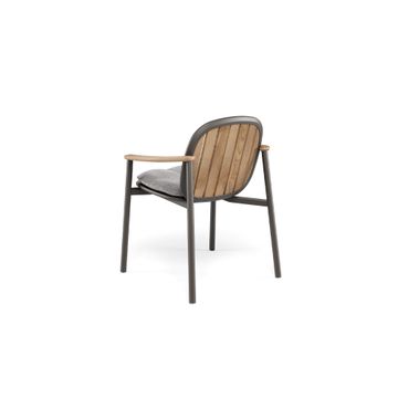 armchair alu-teak / outside in - Collection Twins by Emu - view 7