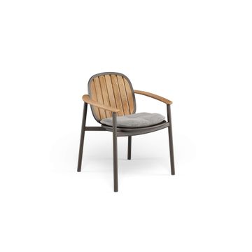 armchair alu-teak / outside in - Collection Twins by Emu - view 8