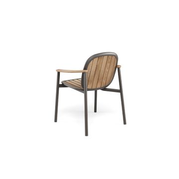 armchair alu-teak / outside in - Collection Twins by Emu - view 4