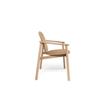 teak armchair / outside in Teak - Collection Twins by Emu - view 3