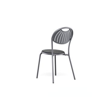 chair / outside in Steel - Collection Coupole by Emu - view 6