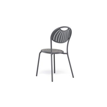 chair / outside in Steel - Collection Coupole by Emu - view 4