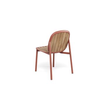 chair alu-teak / outside in - Collection Twins by Emu - view 4