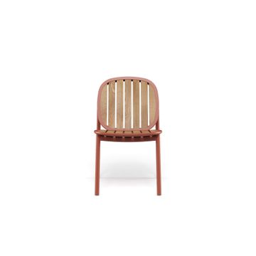 chair alu-teak / outside in - Collection Twins by Emu - view 2