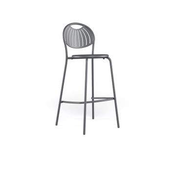 chair / outside in Steel - Collection Coupole by Emu - view 7