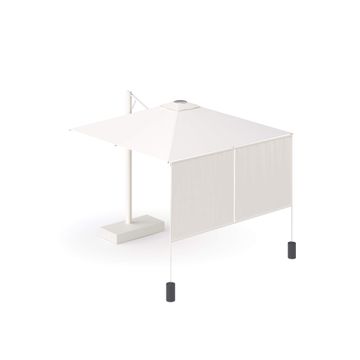 sunshade 3x3 / outside in Aluminium - Collection Navona by Emu - view 5