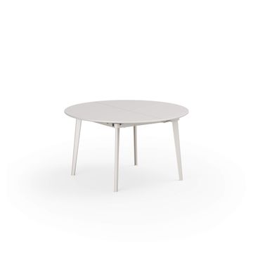 6+4 seats round extensible table / outside in Steel - Collection Plus4 by Emu - view 3