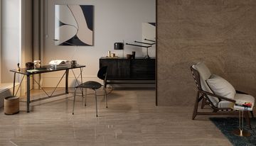 Unique Travertine Vein Cut Silver by Provenza - view 4